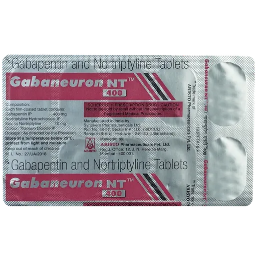 gabaneuron nt 400 tablet 10's